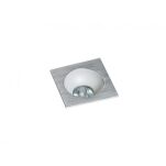 Lampa wpuszczana HUGO 1 DOWNLIGHT AZ1733 Azzardo Minimalistyczna i techniczna w kolorze aluminium - 2
