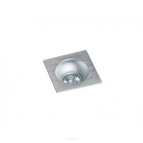 Lampa wpuszczana HUGO 1 DOWNLIGHT AZ1733 Azzardo Minimalistyczna i techniczna w kolorze aluminium