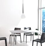 Lampa wisząca AGA 1 AZ1062 Azzardo Nowoczesny klosz w kolorze białym elegancka - 3