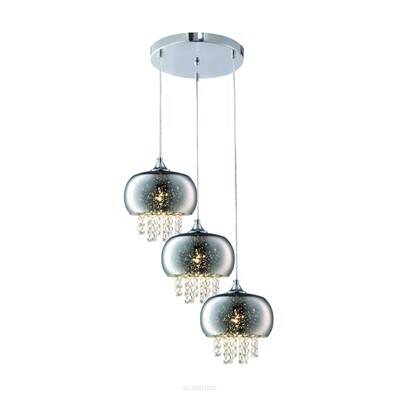 Lampa wisząca STARLIGHT 3xE14 kryształowa MILAGRO ML3788