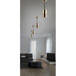 Lampa wisząca RAFFAEL AZ1625 Azzardo ZŁOTA nowoczesna i minimalistyczna w kształcie tuby  - 4
