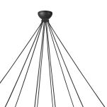 Lampa wisząca IMBRIA BLACK X 9680 Nowodvorski Nowoczesna pajęczyna czarna - 3