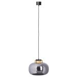 Lampa wisząca BOOM LED szaro złota 35 cm  - 3
