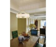 Lampa wisząca Stanza Old Gold M Orlicki Design artdeco beżowy abażur - 2