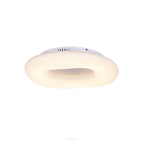 Plafon/ Lampa sufitowa DONUT TOP CCT 46 AZ2668 Azzardo Okrągły biały wykonany z akrylu LED regulowana barwa światła