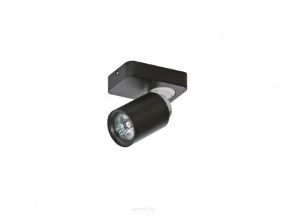 Lampa sufitowa plafon TOMI 1 AZ0681 Azzardo Techniczna ruchoma o prostej formie i czarnym wykończeniu