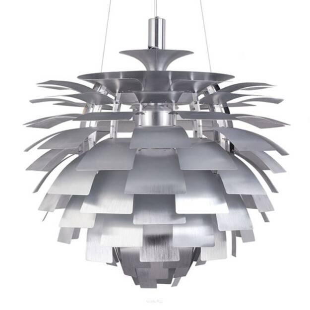 Lampa wisząca ARCHI srebrna 48 cm  ST-9021S silver