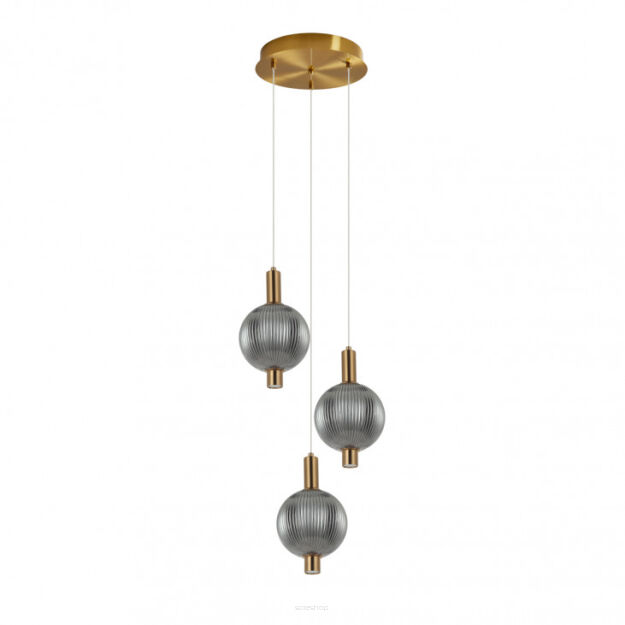 Lampa wisząca Lenti PND-83631-3-BRO-SG Italux