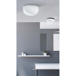 Lampa sufitowa plafon KALLISTO AZ3327 Azzardo  Półokrągły łazienkowy wykończony w kolorze białym - 2