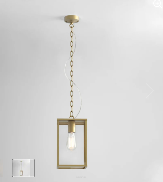 Lampa wisząca Homefield Pendant 240 Naturalny mosiądz ASTRO 1095035