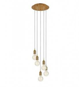 Lampa wisząca BRONX PENDANT 5L ROUND BRONZE MARKSLOJD 108100 