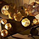 Lampa wisząca FUTURI STAR złota 32 cm surowy styl geometryczna Step into design ST-5001 gold - 3