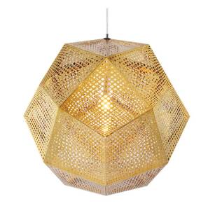 Lampa wisząca FUTURI STAR złota 32 cm surowy styl geometryczna Step into design ST-5001 gold