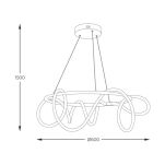 Lampa wisząca BALBO 20006PL-GD złota Zuma Line - 2