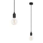 Lampa wisząca SILICONE 6404 Nowodvorski Pojedynczy zwis wykonany z silikonu czarna - 2