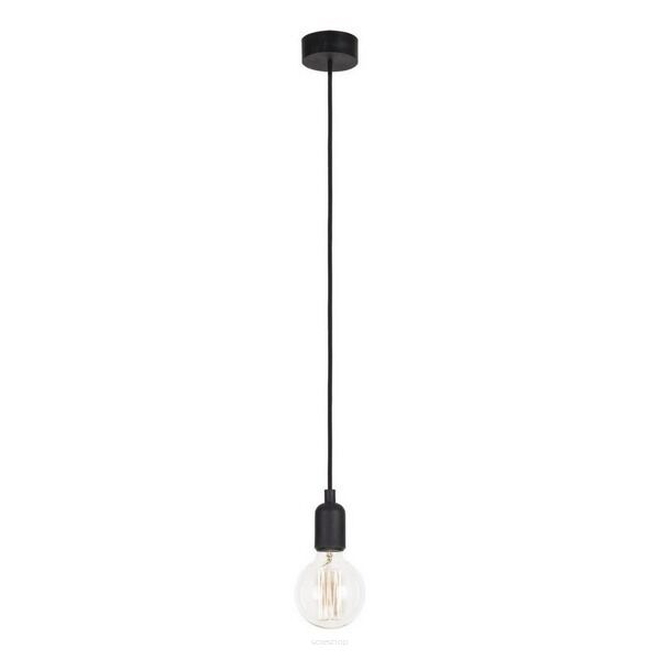 Lampa wisząca SILICONE 6404 Nowodvorski Pojedynczy zwis wykonany z silikonu czarna