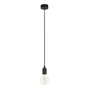 Lampa wisząca SILICONE 6404 Nowodvorski Pojedynczy zwis wykonany z silikonu czarna