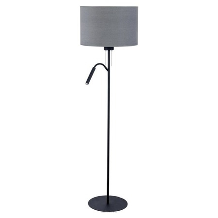 Lampa stojąca HOTEL PLUS 9072 Nowodvorski  Funkcjonalna 2 źródła światła SZARA 168 cm