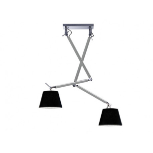 Podstawa lampy wiszącej ZYTA 2S PENDANT PODWÓJNA ALUMINIUM