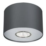Lampa sufitowa POINT S 6006 Nowodvorski Natynkowa wys. 8 cm GRAFIT+SZARY/BIAŁY - 3