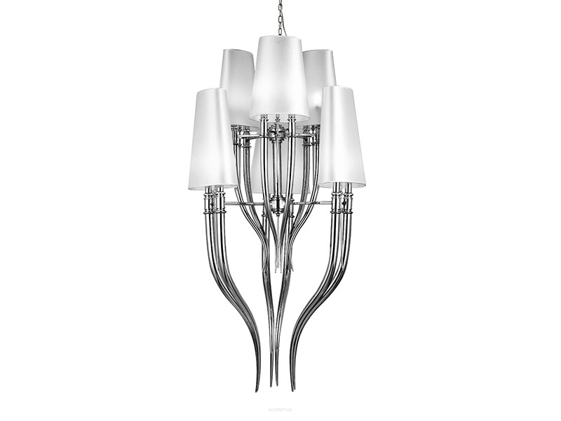 Lampa wisząca DIABLO 3+3 AZ1245 Azzardo Nieszablonowa lampa o ciekawej formie 6xE14 czarna