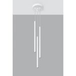 Nowoczesna Lampa Wisząca PASTELO 3P Biały Zwis SOLLUX LIGHTING SL.0467 - 3