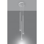 Nowoczesna Lampa Wisząca PASTELO 3P Biały Zwis SOLLUX LIGHTING SL.0467 - 2
