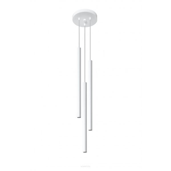 Nowoczesna Lampa Wisząca PASTELO 3P Biały Zwis SOLLUX LIGHTING SL.0467