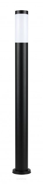 Słupek ogrodowy INOX ST 022-1100 BL SU-MA stal nierdzewna 110 cm czarny