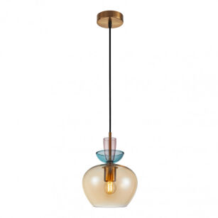 Lampa wisząca Fanda PND-31882-1-GD-AMB Italux