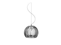 Lampa wisząca ARCADA L Azzardo Nietypowa i nietuzinkowa oryginalny   klosz  metal / szkło / akryl / clear / orange / czarny  - 2