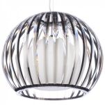 Lampa wisząca ARCADA L Azzardo Nietypowa i nietuzinkowa oryginalny   klosz  metal / szkło / akryl / clear / orange / czarny  - 6