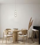 Lampa wisząca Rabel PND-344221-3V-HBR Italux - 2