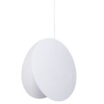 Lampa wisząca PILLS L biała 33 cm dwa koła połączone ekstrawaganckie połączenie Step into design ST-5819 L WHITE - 2