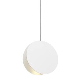 Lampa wisząca PILLS L biała 33 cm dwa koła połączone ekstrawaganckie połączenie Step into design ST-5819 L WHITE