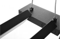 Lampa wisząca FLASH AZ3203 Azzzardo Podłużna w kolorze czarnym ruchome źródła światła - 5