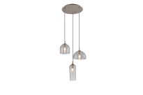 Lampa wisząca BLANCA 3 AZ3338 Azzardo 3 zwisy o różnych wymiarach nowoczesna champagne - 2