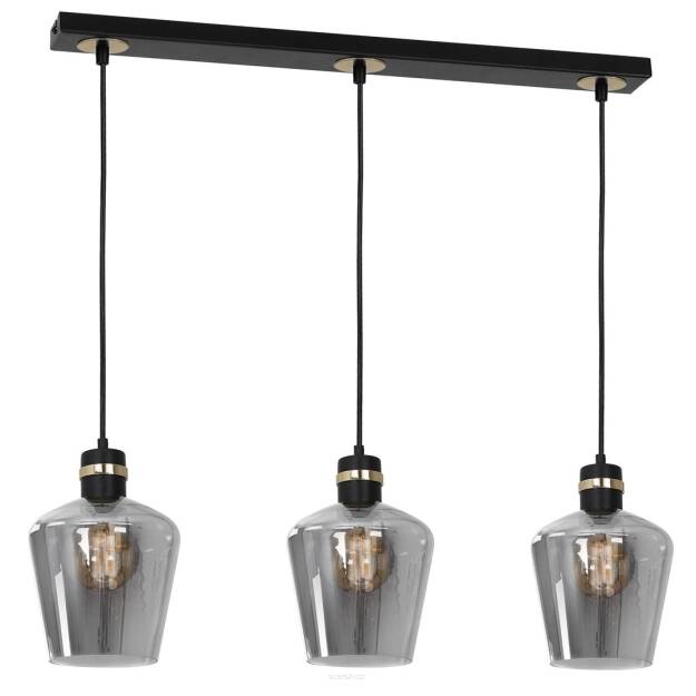 Lampa wisząca RICHMOND BLACK/GOLD MILAGRO 3xE27 MLP6539 