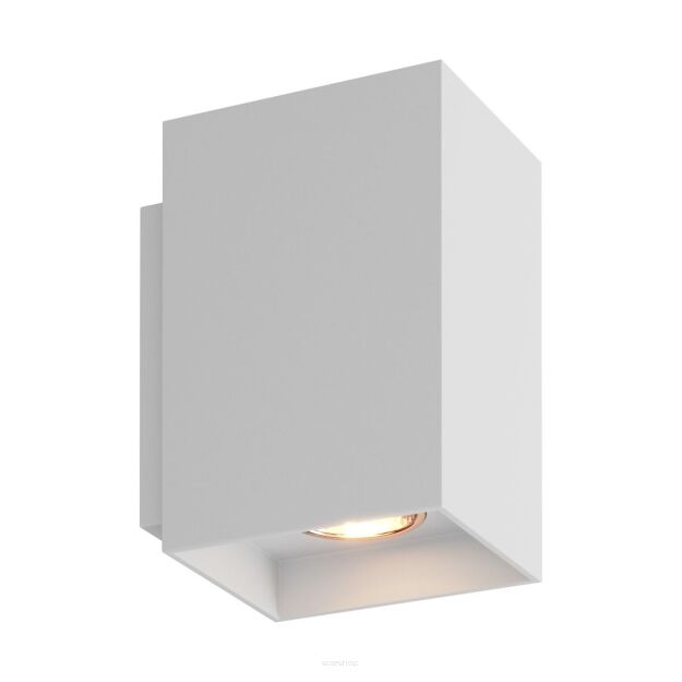 Kinkiet SANDY WL SQUARE WHITE 92697 Zuma Line Geometryczny biały świeci góra - dół