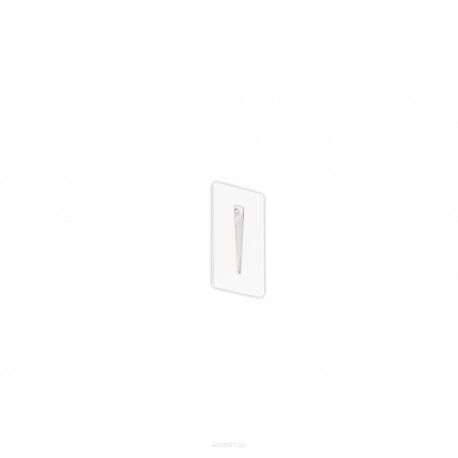 Lampa schodowa RAGGIO AZ2963 Azzardo Geometryczna wykonana z aluminium o białym wykończeniu IP54
