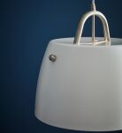 Lampa wisząca SPIN 1L Biały/Stal 107727 metalowy klosz  - 3