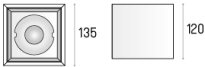 Oprawa natynkowa SOLID Lightbox 135.1 NT 3.1084 LABRA Techniczna LED  - 2