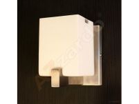 Lampa ścienna kinkiet CROSS 1 AZ0084 Azzardo Kostka z metalu i szkła biała  - 3