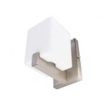 Lampa ścienna kinkiet CROSS 1 AZ0084 Azzardo Kostka z metalu i szkła biała  - 2