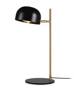 Lampa stołowa POSE 107938 Markslojd  skandynawski styl  czarna mosiądz wysokość 49 cm