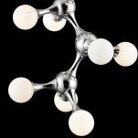 Lampa wisząca  NEURONO  AZ0109 Azzardo Nietypowa forma i oryginalny wygląd przyciągają wzrok chrom / biały - 4