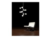 Lampa wisząca  NEURONO  AZ0109 Azzardo Nietypowa forma i oryginalny wygląd przyciągają wzrok chrom / biały - 5