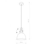 Lampa wisząca Amalfi E27 czarna 9152 - 2