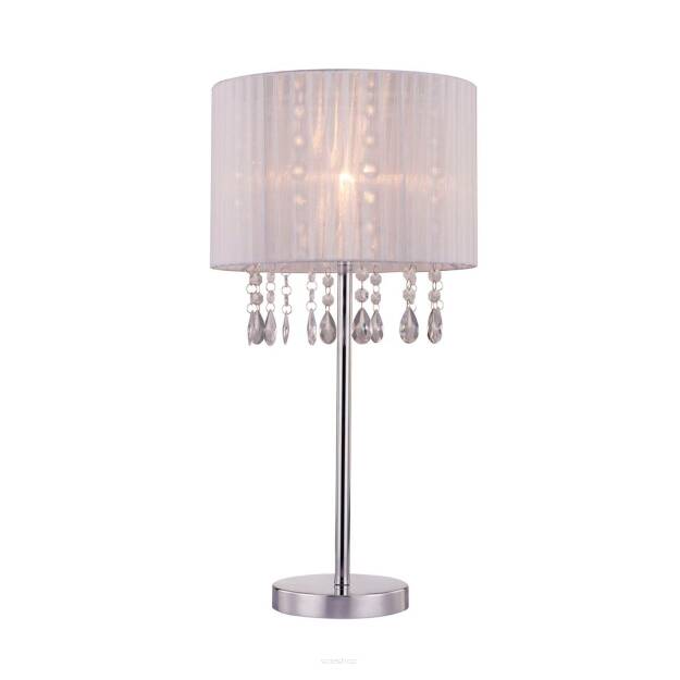 Lampa stołowa LETA RLT93350-1A ZumaLine Nowoczesna delikatna biała 54 cm