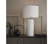 Lampa stołowa Proud 107484 Markslojd elegancka artdeco biała - 2
